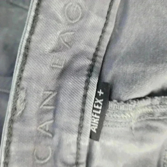 Distressed American Eagle Men’s Move Free Slim Jeans Airflex+ Size 34x32 Gray - Picture 7 of 11